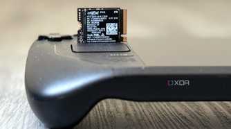 crucial p310 ssd stood up on steam deck