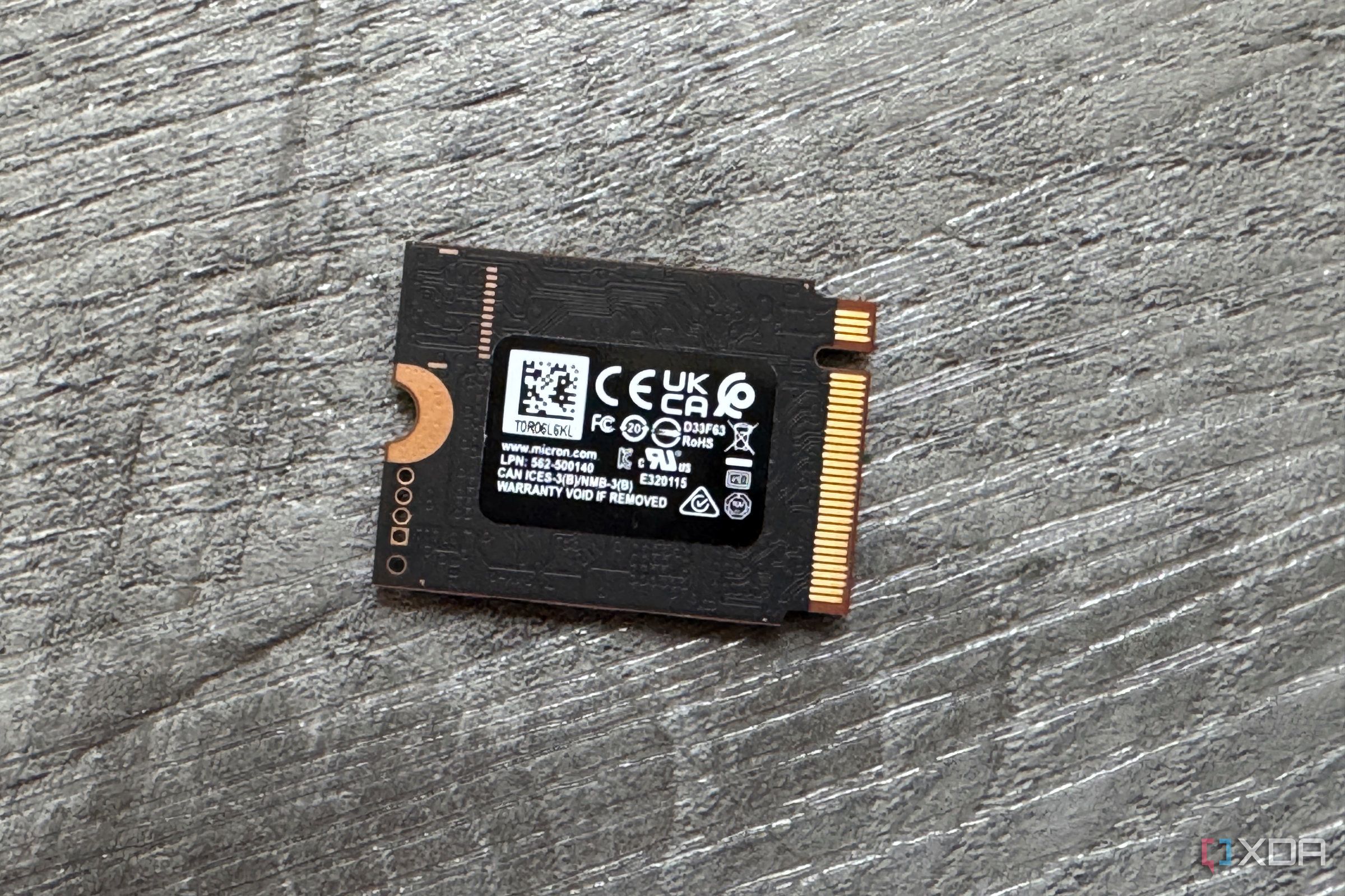 crucial p310 ssd on wood
