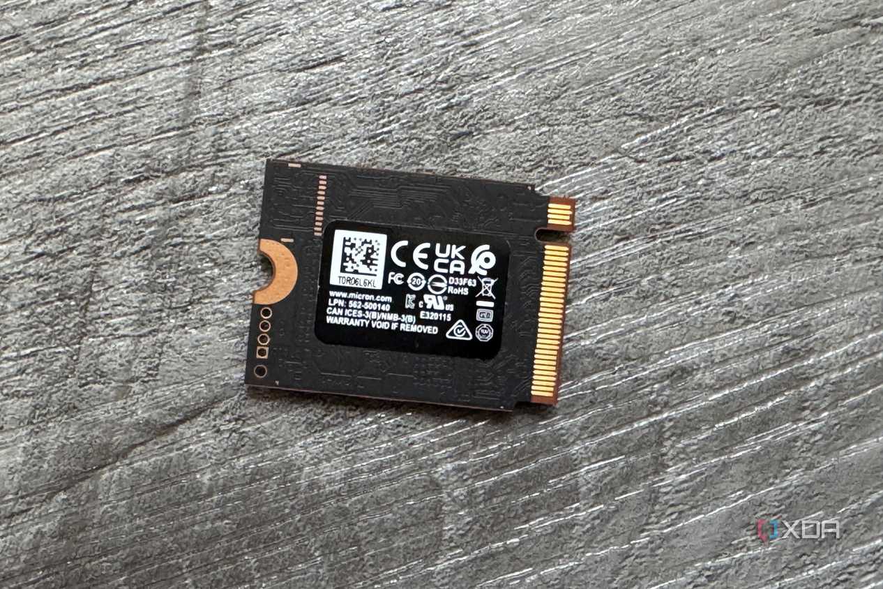 crucial p310 ssd on wood