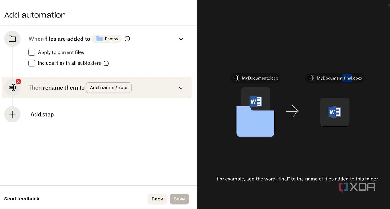 Dropbox automation