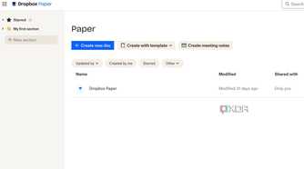 Dropbox Paper