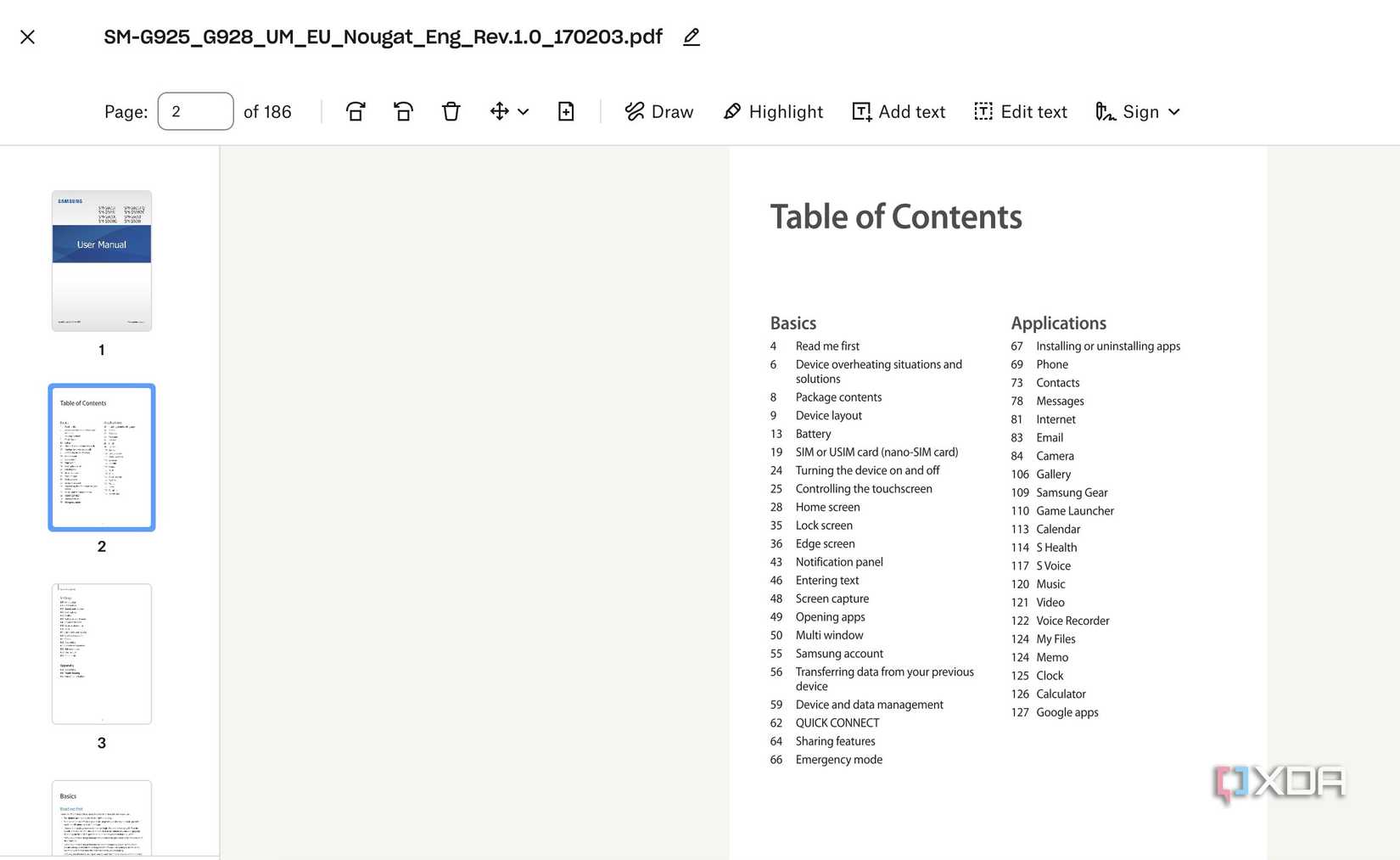 Dropbox PDF editor