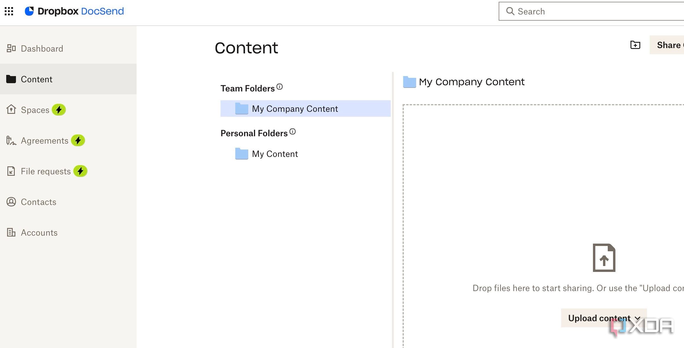 Dropbox DocSend