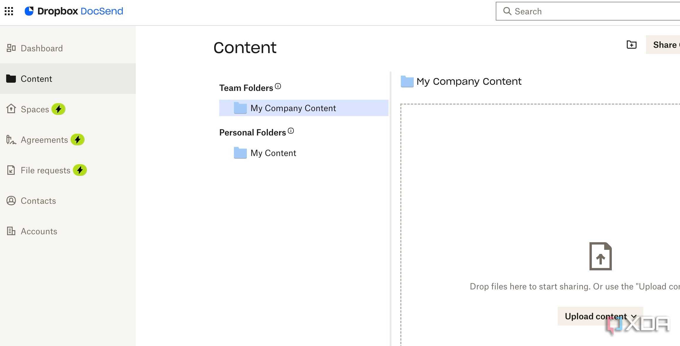 Dropbox DocSend