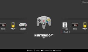 Screenshot of the EmulationStation home screen