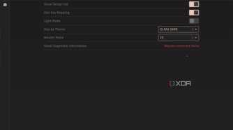 Screenshot of VIA tool showing the option to enable the Design tab