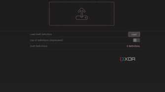 Screenshot of VIA web app showing the Design tab