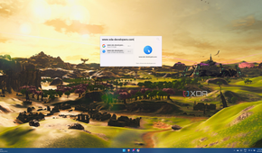 Screenshot of Flow Launcher with a URL entered into the search bar