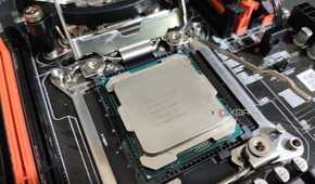 A server-grade Intel Xeon E5-2650 v4 processor