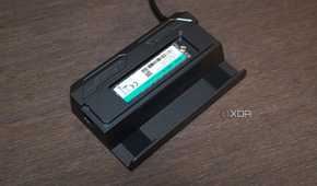 The 2TB SSD inside the Jsaux Steam Deck dock.