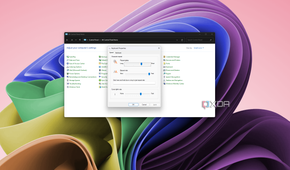 Screenshot of Keyboard settings over Control Panel