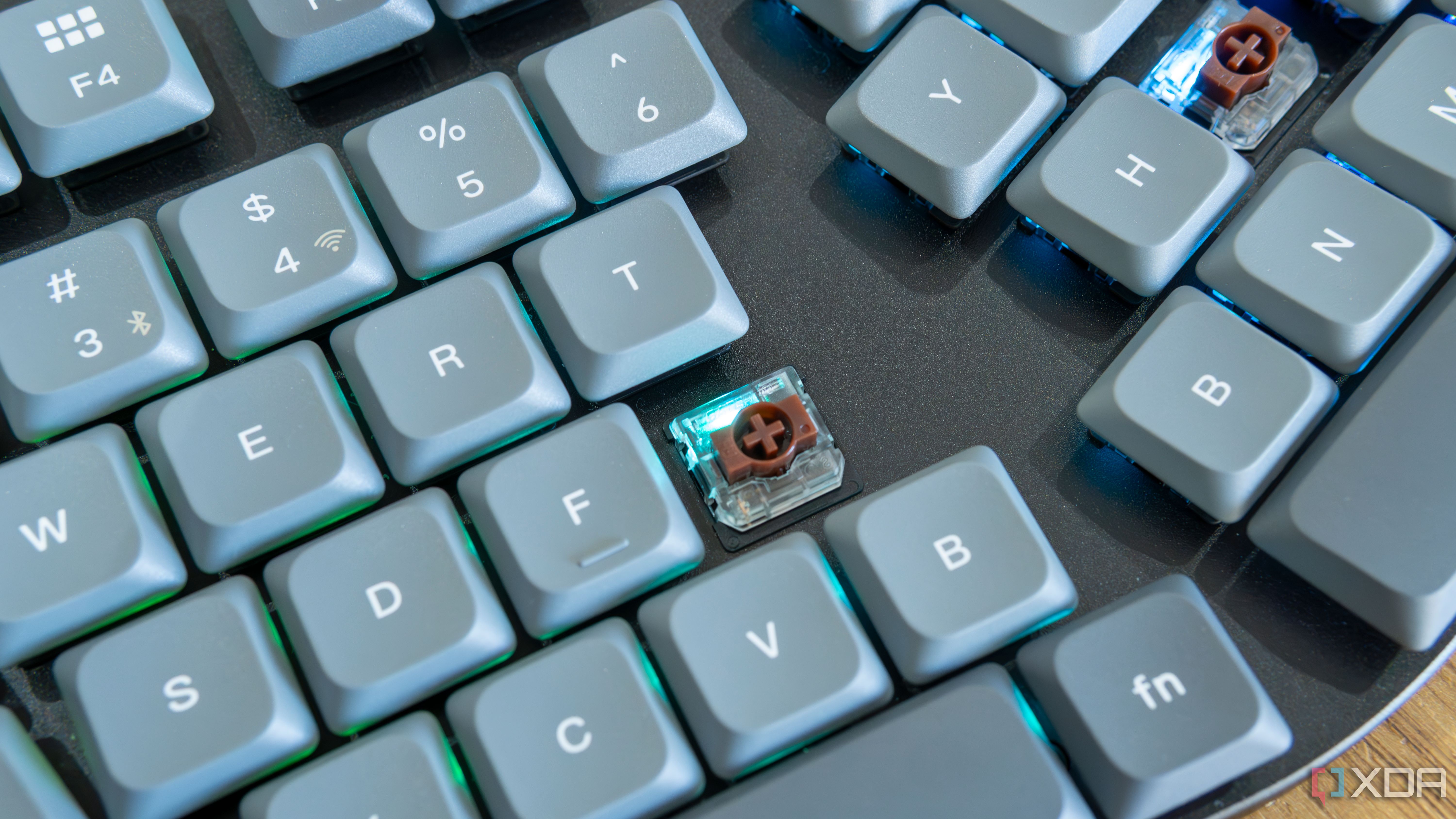 Keychron K15 Max / White LED / US / 茶軸