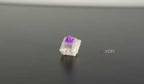 A Gateron hall effect switch removed from the Keychron K2 HE