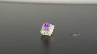 A Gateron hall effect switch removed from the Keychron K2 HE