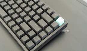 Close-up view of the right side of the Keychron K2 HE