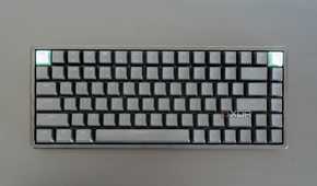 Top-down view of the Keychron K2 HE with TGB lighting turned off