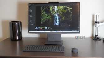 Lightroom running on the Lenovo IdeaCenter AIO.