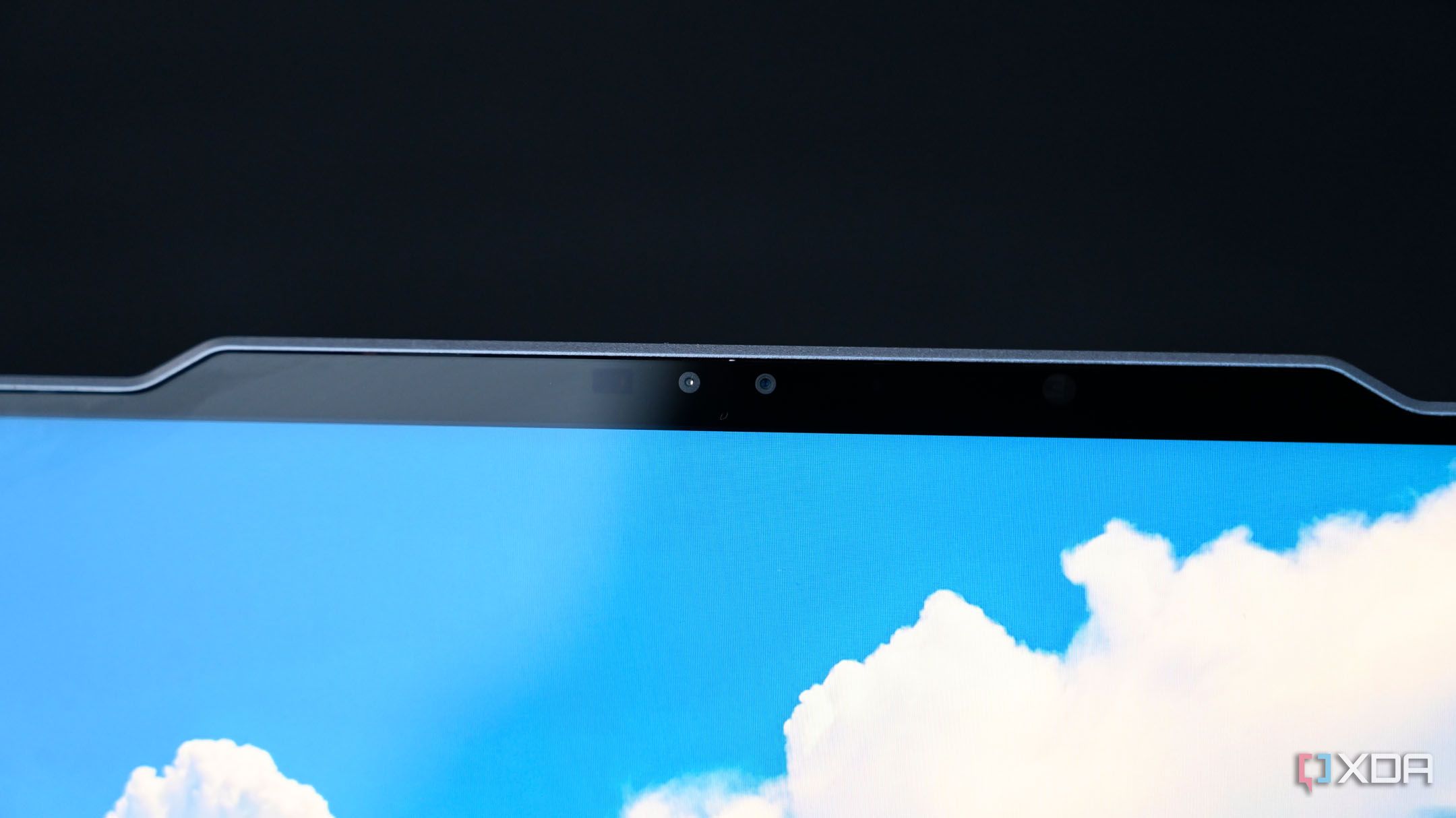 Close up shot of Lenovo ThinkBook 13x G4's webcam