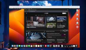 The XDA website running on Chrome in a macOS Ventura VM in Proxmox