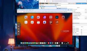 A macOS Ventura VM running on Proxmox