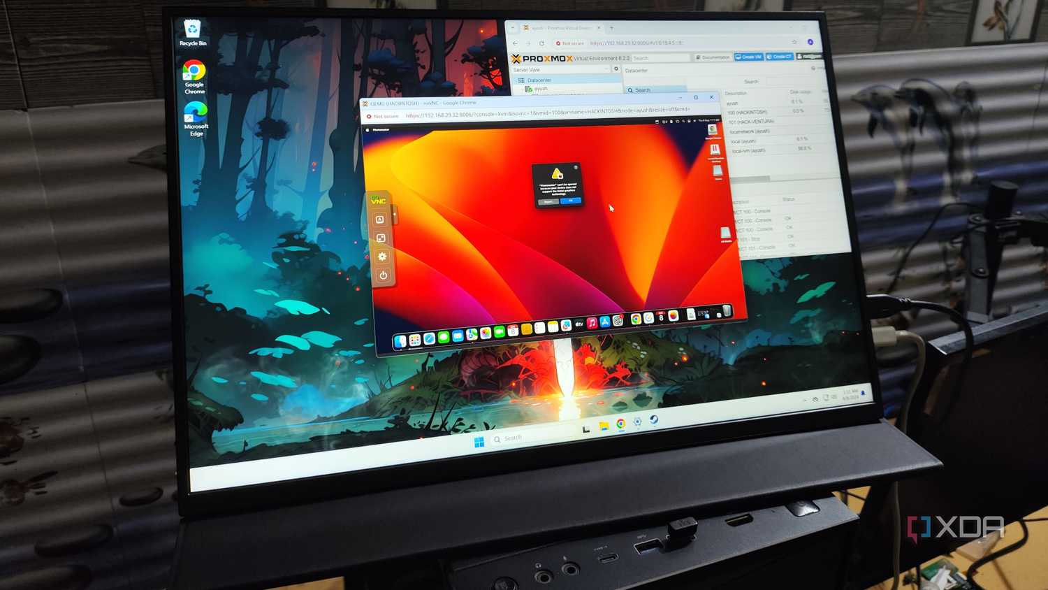 Pixelmator failing to boot on a macOS Ventura VM running via Proxmox