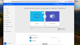 Microsoft Power Automate - notify team when lead is created in Salesforce
