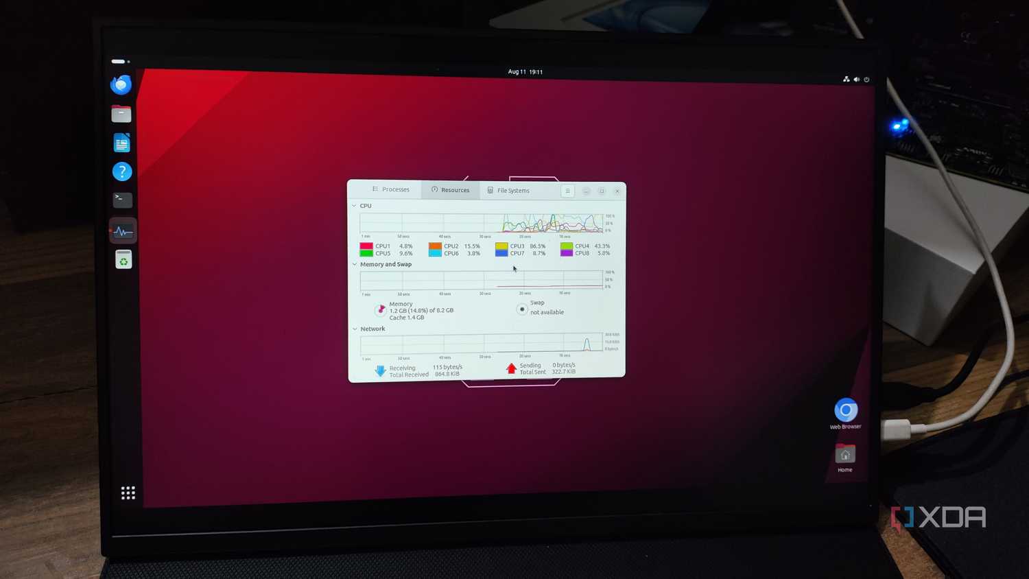 Running the Resource Monitor on the Milk-V Jupiter
