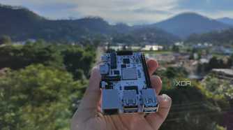 A person holding a Milk-V Mars SBC