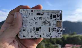 A person holding a Milk-V Mars SBC
