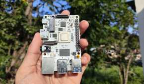 A person holding a Milk-V Mars SBC
