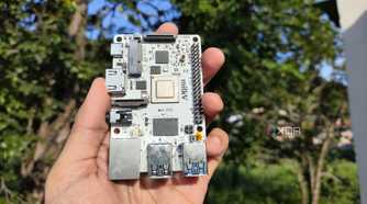 A person holding a Milk-V Mars SBC