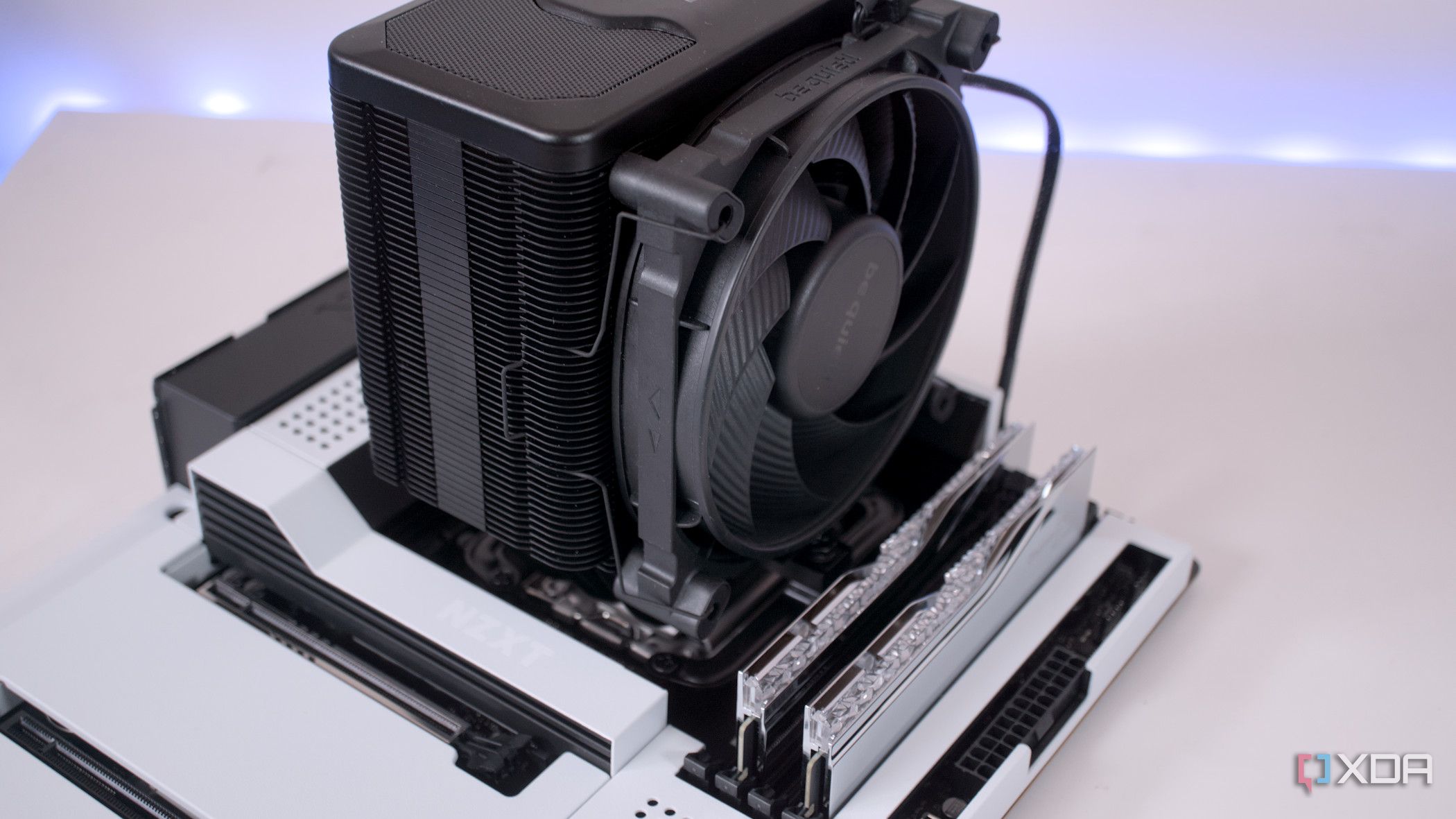 NZXT N7 B650E with CPU cooler