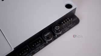 NZXT N7 B650E power button