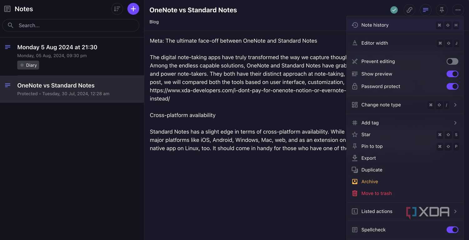 Vs Notes OneNote vs. Standard Notes: Which note-taking app is better?