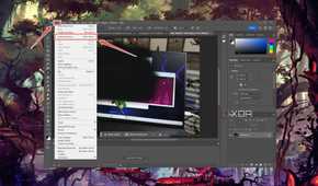 Accessing the Fade Brush tool in Photoshop