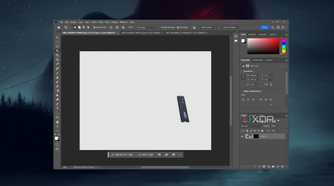 Removing the background using Generative Fill in Photoshop