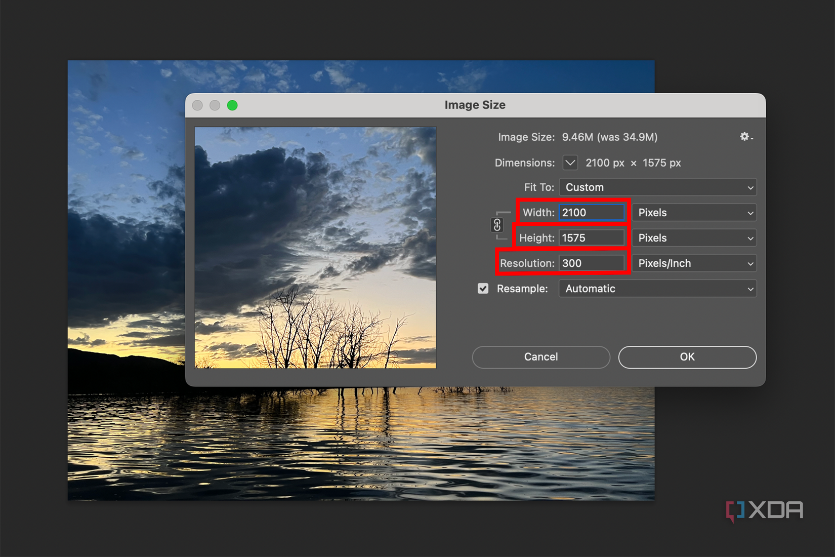 How to resize an image in Photoshop