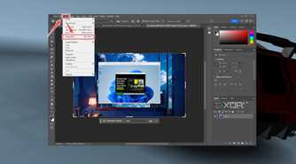 The option to upscale an image in Photoshop