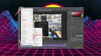 The procedure to enter the Performance tab in Photoshop