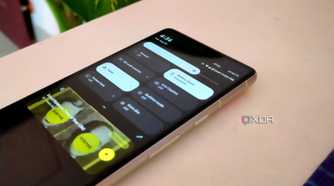 A Pixel 7 phone showing the settings panel with battery saver turned on