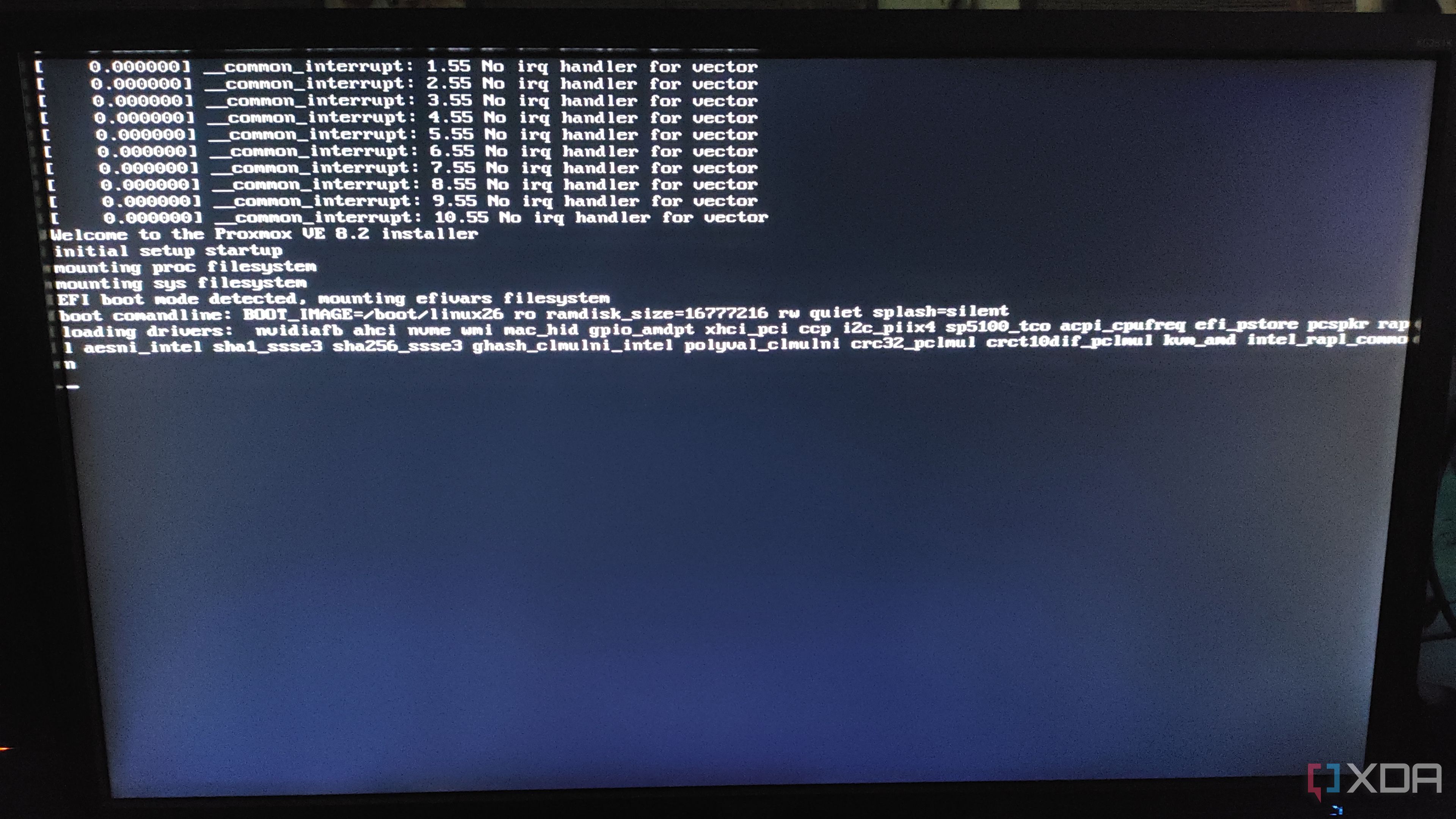 A freeze caused by RTX 3080 Ti drivers when installing Proxmox