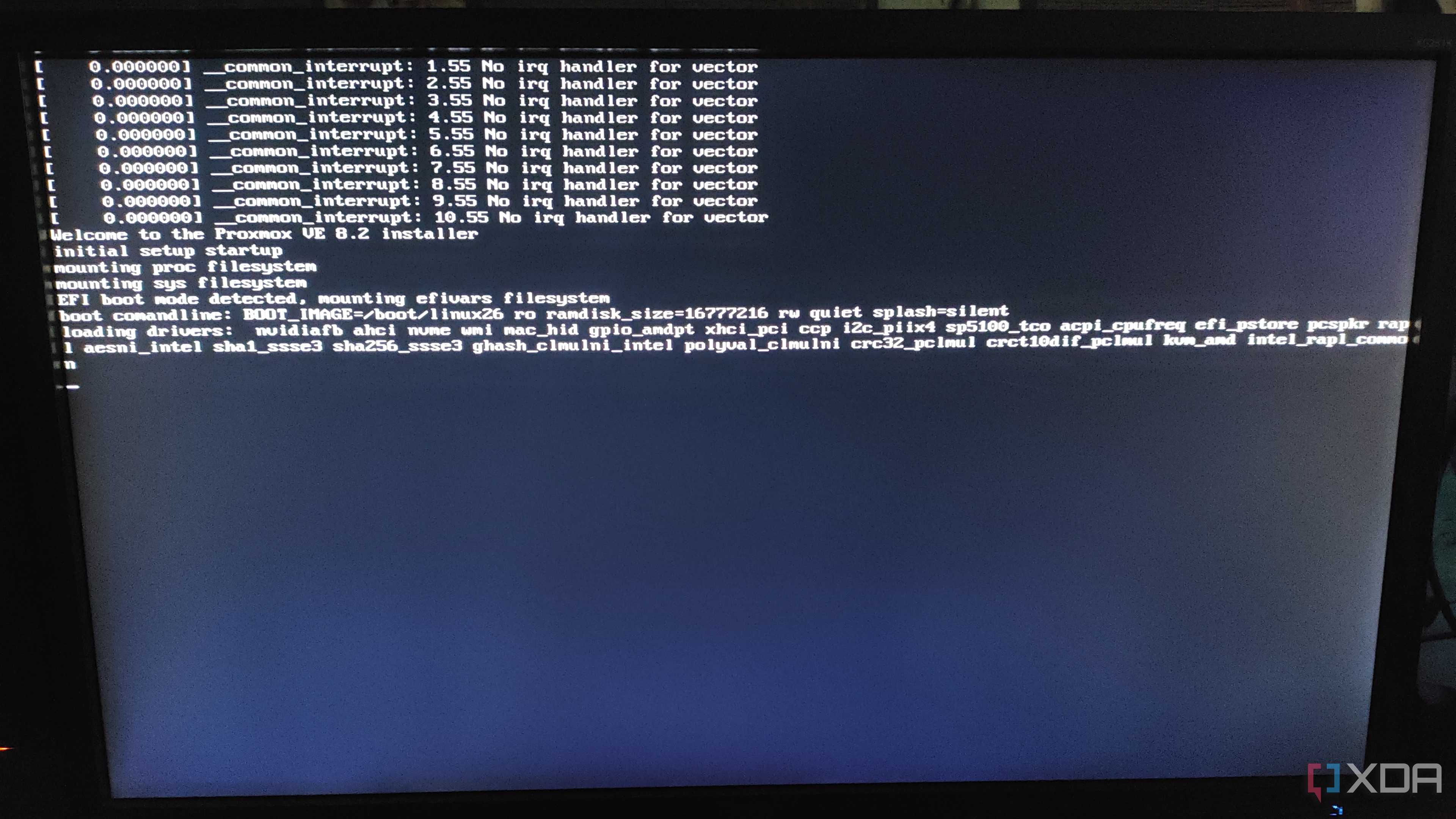 A freeze caused by RTX 3080 Ti drivers when installing Proxmox