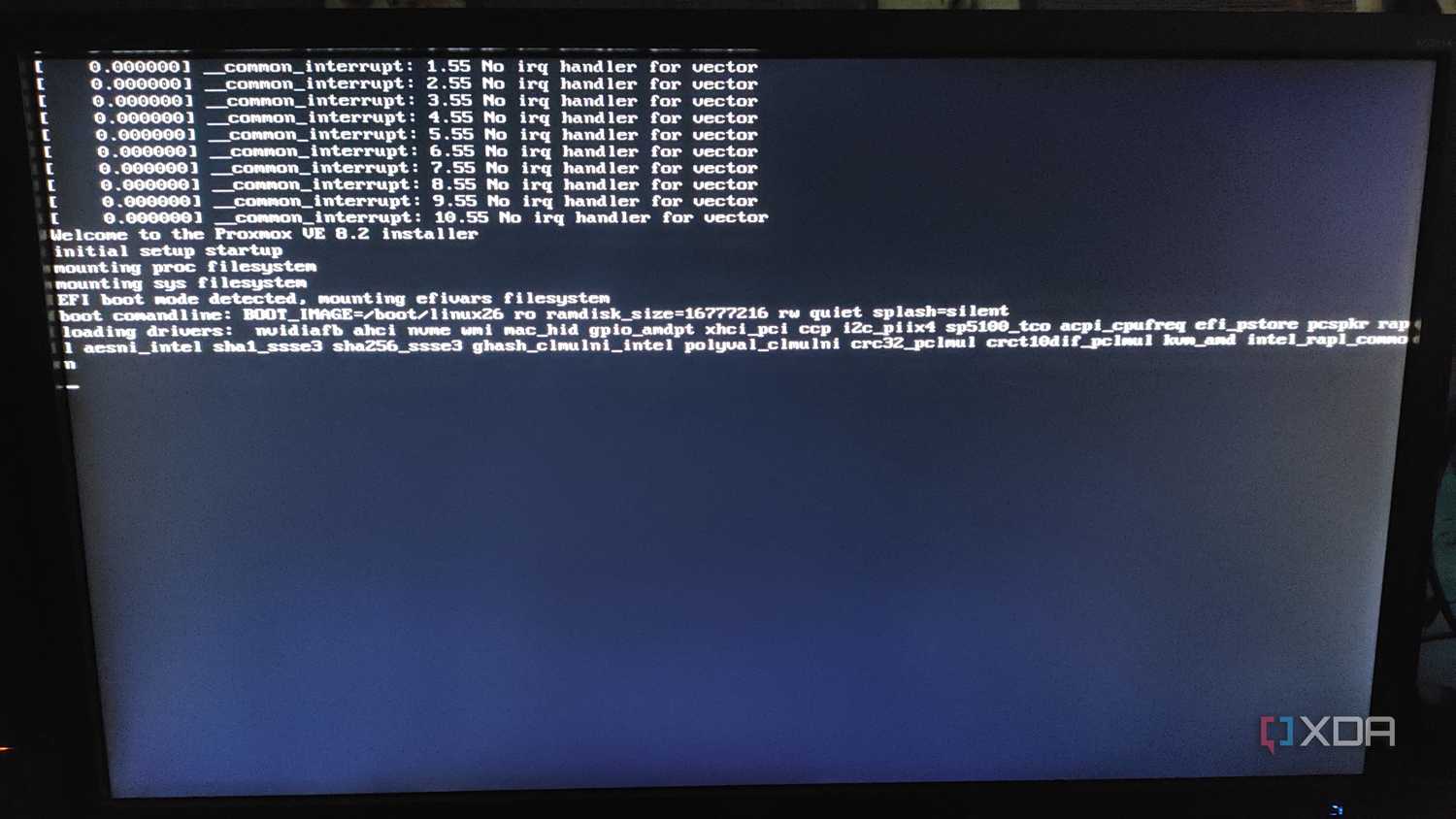 A freeze caused by RTX 3080 Ti drivers when installing Proxmox