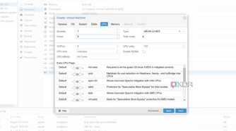 Allocating CPU resources to a Windows 11 VM in the Proxmox web UI