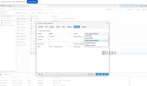 Picking the network driver model in the Proxmox web UI