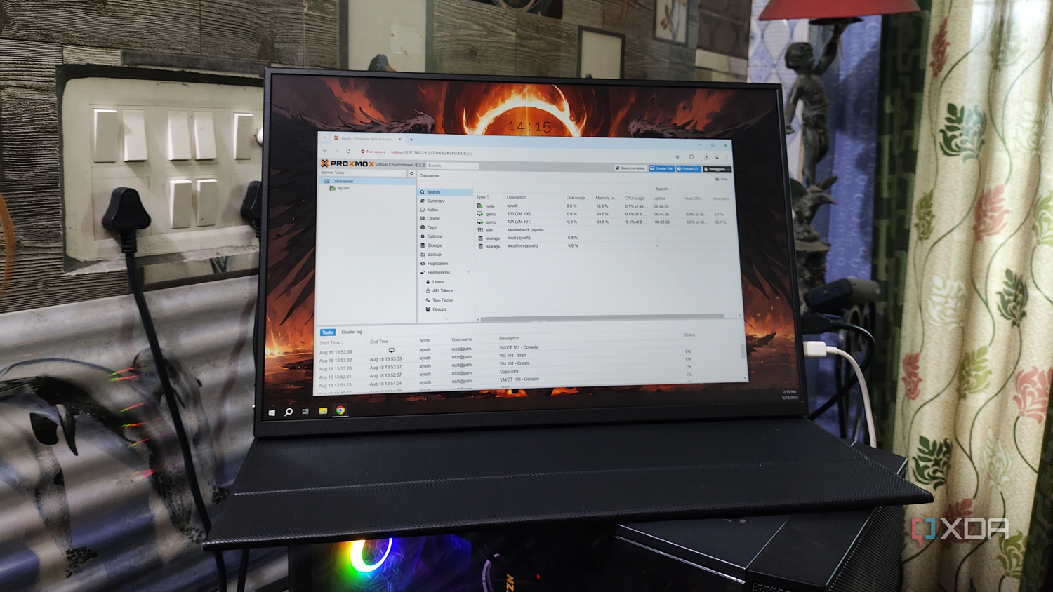 Running Proxmox on a server PC