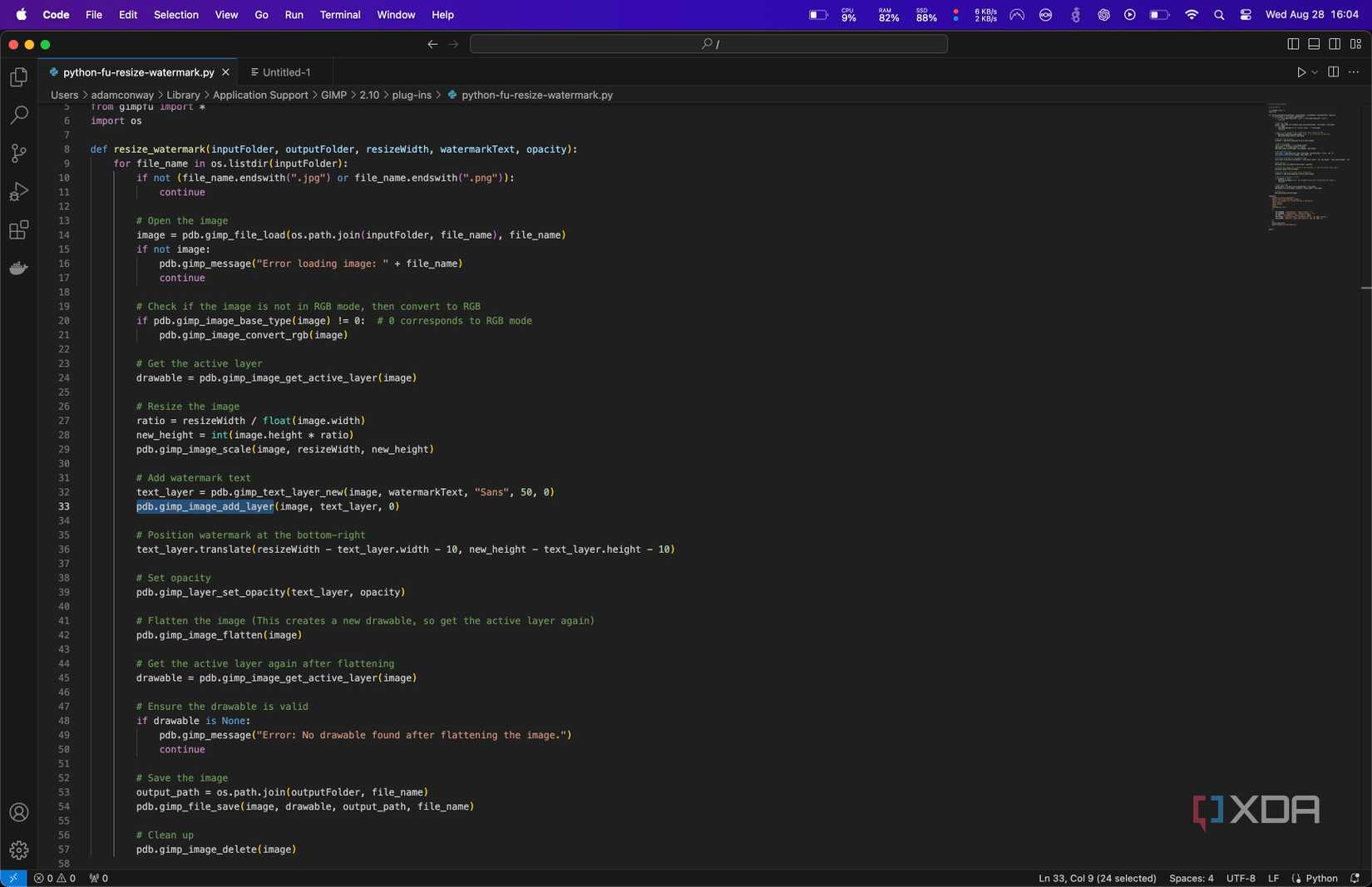 You can supercharge and automate GIMP with Python, here's how