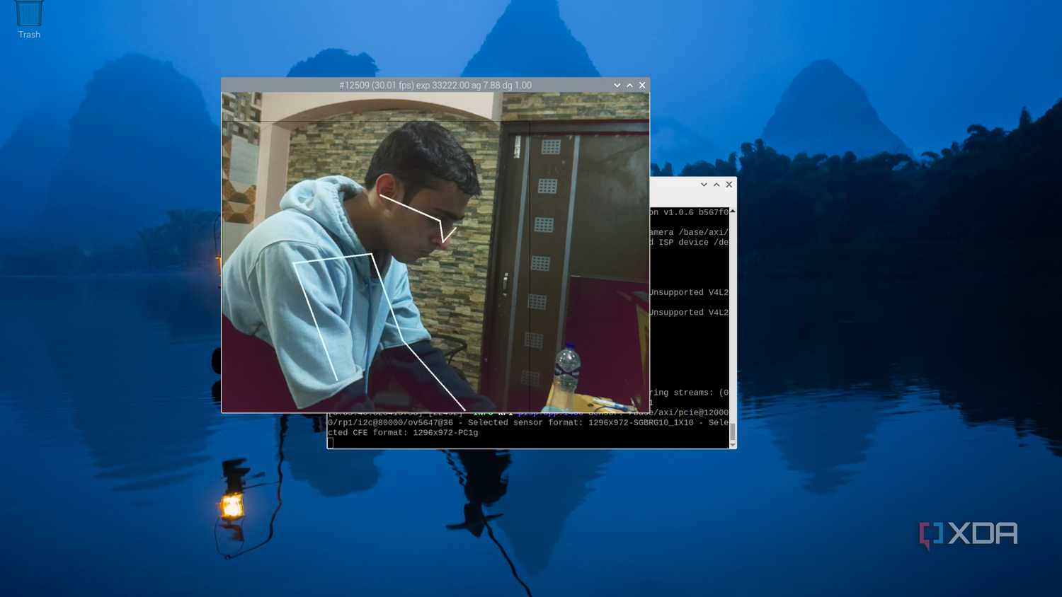 Testing the Pose Estimation capabilities of the Raspberry Pi AI Kit using the Yolov8 model