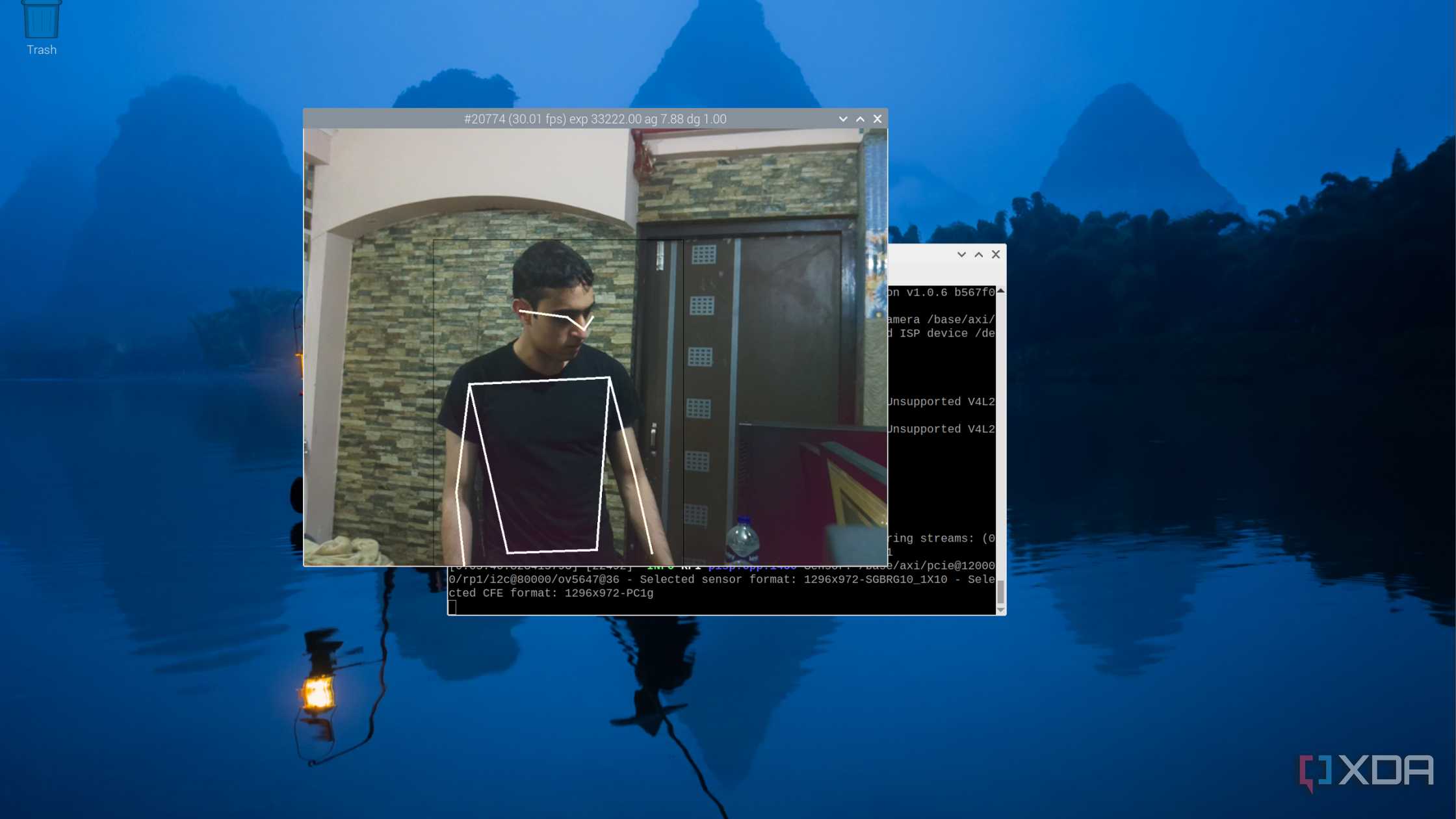 Testing the Pose Estimation capabilities of the Raspberry Pi AI Kit using the Yolov8 model