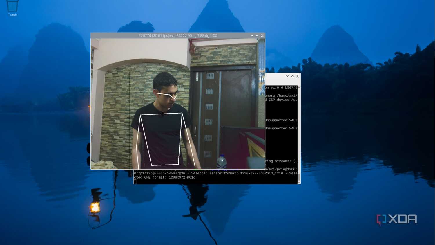 Testing the Pose Estimation capabilities of the Raspberry Pi AI Kit using the Yolov8 model